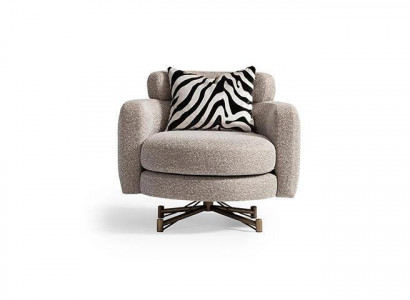 Armchair Wingback Chair Cocktail Chair Club Chair Gray Fabric Upholstered Seat